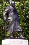 Winston Churchill statue in Parliament Square